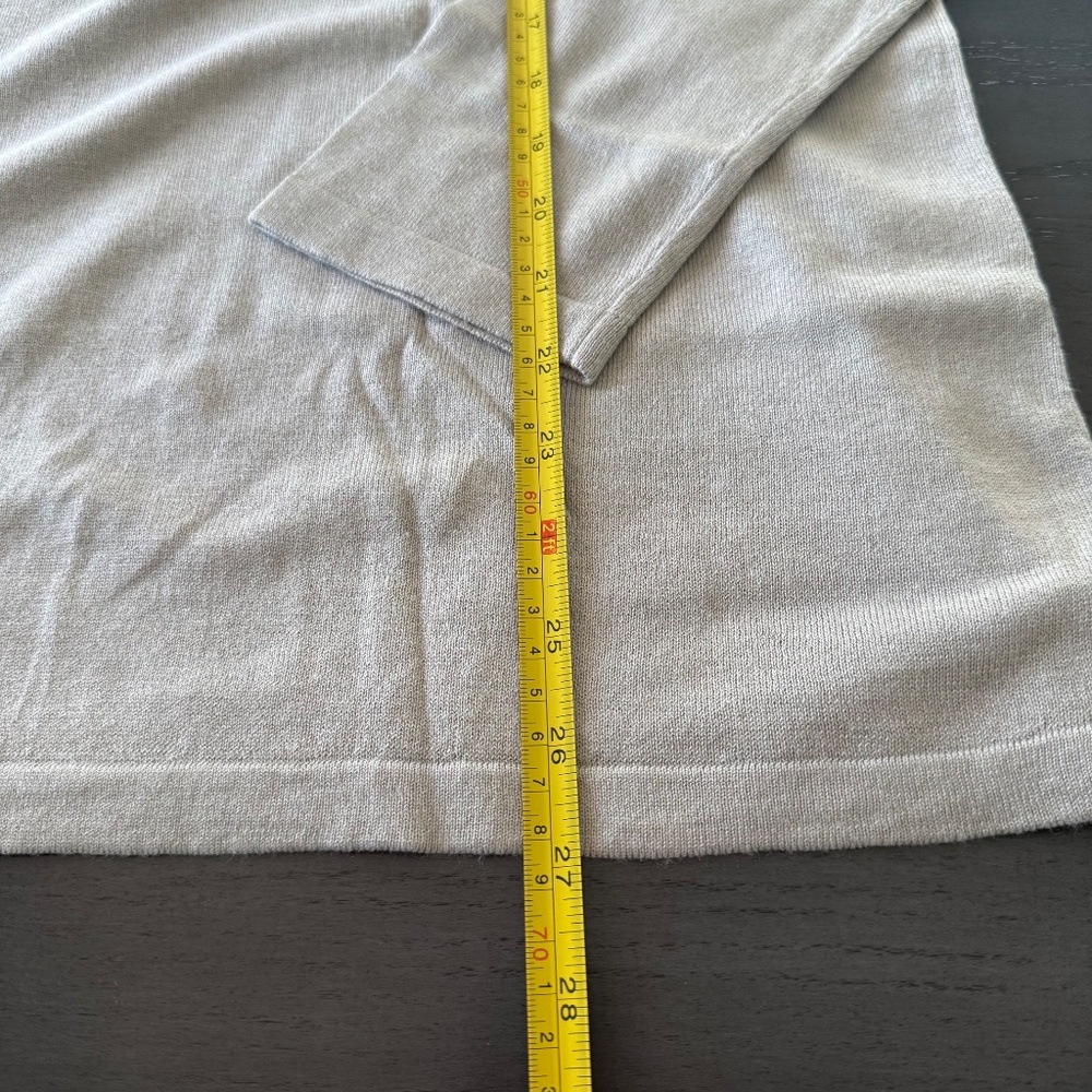 J Jill Long Sleeve Mock Neck Silk/cotton‎ Sweater Size L - Picture 6 of 8